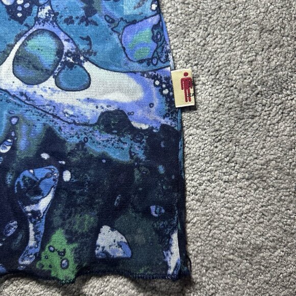 Vintage JPG Jean Paul Gaultier Mesh Bacteria SS 2001 Top Womens M Medium Tank - Picture 4 of 15